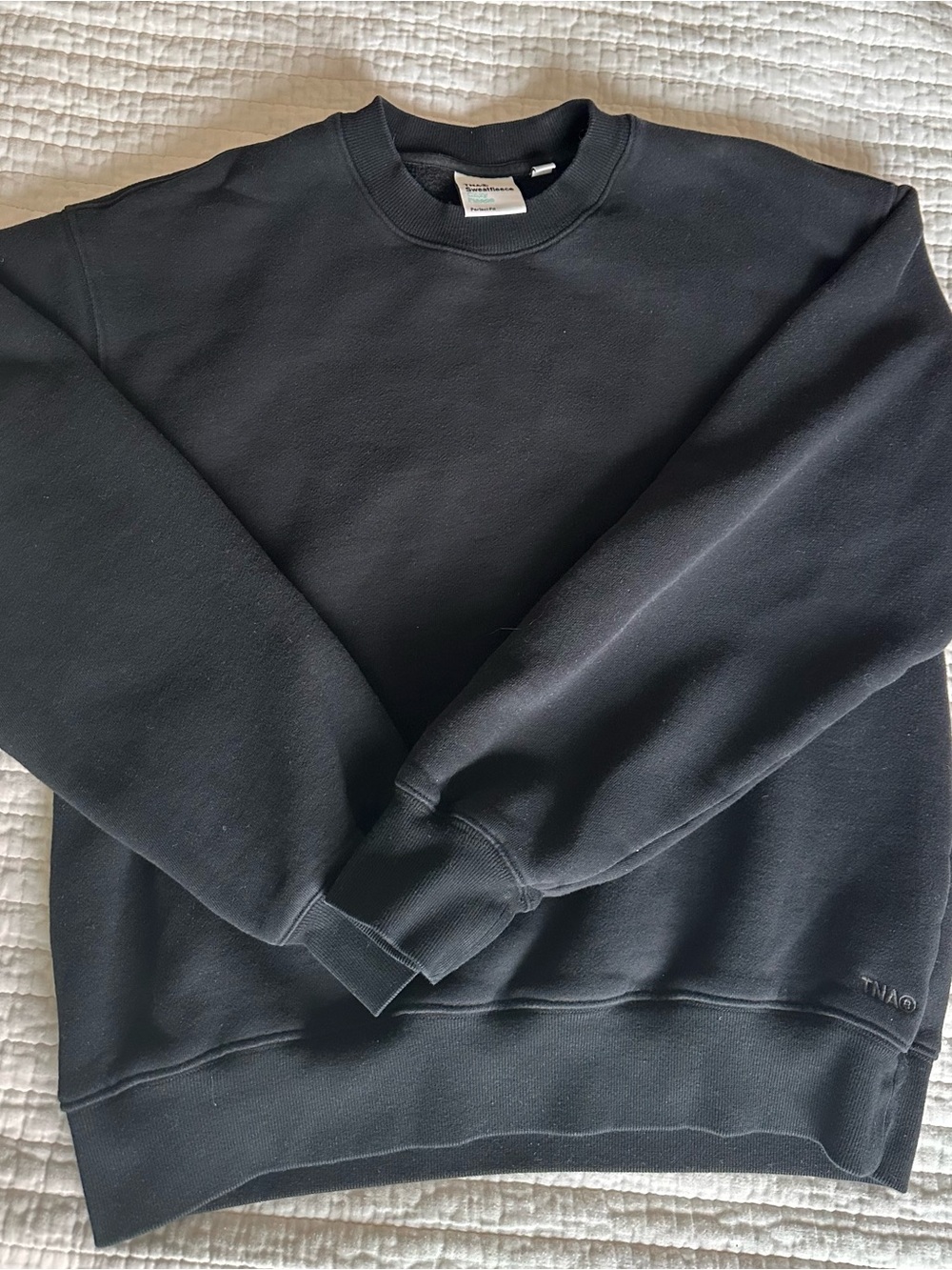 Aritizia- TNA Black Crewneck Sweatshirt